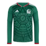 Günstige Mexiko Herrentrikot Heim WM 2026 Langarm