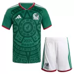 Günstige Mexiko Kindertrikot Heim WM 2026 Kurzarm