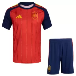 Günstige Spanien Kindertrikot Heim WM 2026 Kurzarm