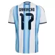Günstige Argentinien Garnacho 17 Herrentrikot Heim WM 2026 Kurzarm