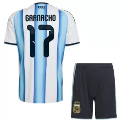 Günstige Argentinien Garnacho 17 Kindertrikot Heim WM 2026 Kurzarm