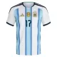 Günstige Argentinien Garnacho 17 Kindertrikot Heim WM 2026 Kurzarm