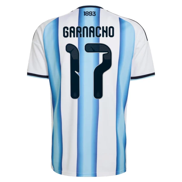 Günstige Argentinien Garnacho 17 Kindertrikot Heim WM 2026 Kurzarm
