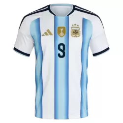 Günstige Argentinien J. Alvarez 9 Herrentrikot Heim WM 2026 Kurzarm