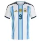 Günstige Argentinien J. Alvarez 9 Kindertrikot Heim WM 2026 Kurzarm