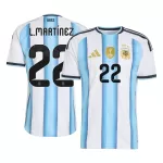 Günstige Argentinien Lautaro Martinez 22 Herrentrikot Heim WM 2026 Kurzarm