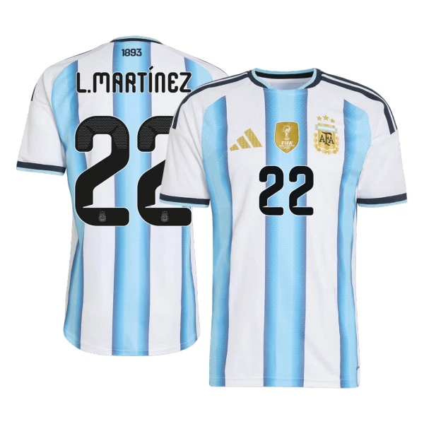 Günstige Argentinien Lautaro Martinez 22 Herrentrikot Heim WM 2026 Kurzarm Günstige Argentinien Lautaro Martinez 22 Herrentrikot Heim WM 2026 Kurzarm