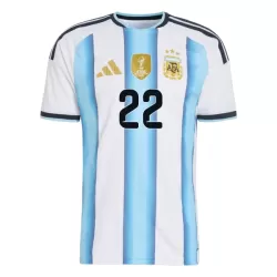 Günstige Argentinien Lautaro Martinez 22 Kindertrikot Heim WM 2026 Kurzarm