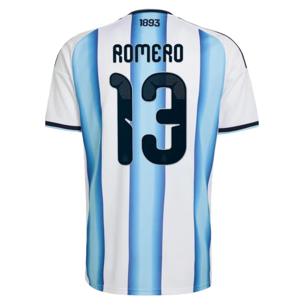 Günstige Argentinien Romero 13 Herrentrikot Heim WM 2026 Kurzarm