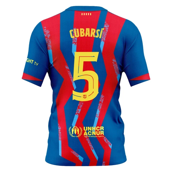 Günstige FC Barcelona Cubarsi 5 Herrentrikot Vierte 2025/26 Kurzarm