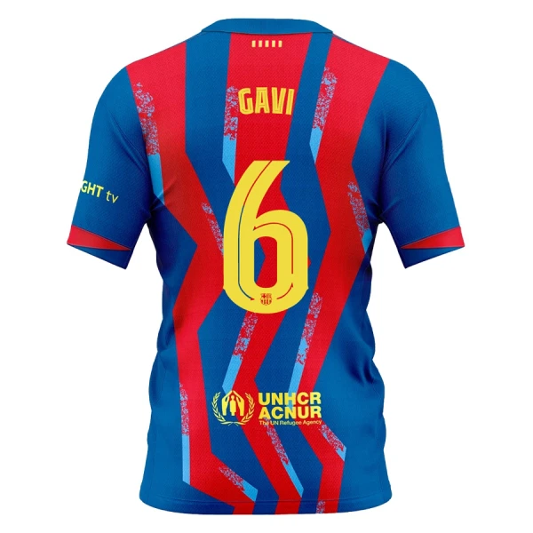 Günstige FC Barcelona Gavi 6 Herrentrikot Vierte 2025/26 Kurzarm