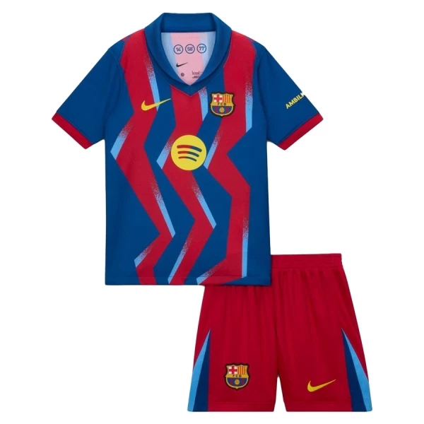 Günstige FC Barcelona Kindertrikot Vierte 2025/26 Kurzarm