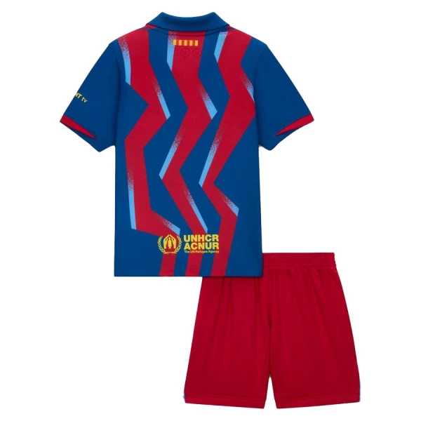 Günstige FC Barcelona Kindertrikot Vierte 2025/26 Kurzarm