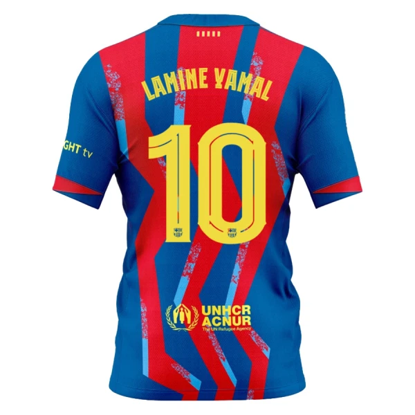 Günstige FC Barcelona Lamine Yamal 10 Herrentrikot Vierte 2025/26 Kurzarm
