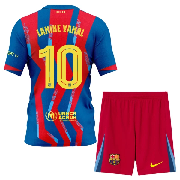 Günstige FC Barcelona Lamine Yamal 10 Kindertrikot Vierte 2025/26 Kurzarm