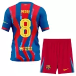 Günstige FC Barcelona Pedri 8 Kindertrikot Vierte 2025/26 Kurzarm