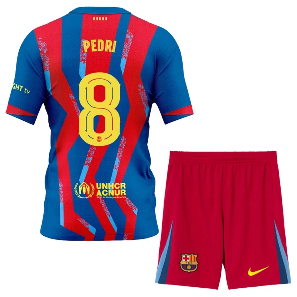 Günstige FC Barcelona Pedri 8 Kindertrikot Vierte 2025/26 Kurzarm