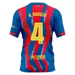 Günstige FC Barcelona R. Araujo 4 Herrentrikot Vierte 2025/26 Kurzarm