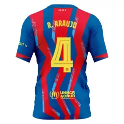 Günstige FC Barcelona R. Araujo 4 Herrentrikot Vierte 2025/26 Kurzarm