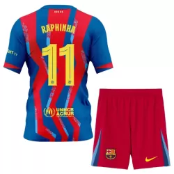 Günstige FC Barcelona Raphinha 11 Kindertrikot Vierte 2025/26 Kurzarm