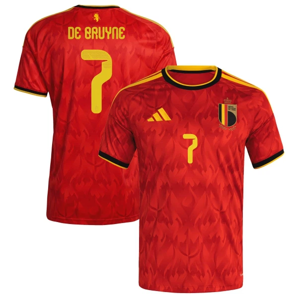 Günstige Belgien De Bruyne 7 Herrentrikot Heim WM 2026 Kurzarm