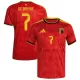 Günstige Belgien De Bruyne 7 Herrentrikot Heim WM 2026 Kurzarm