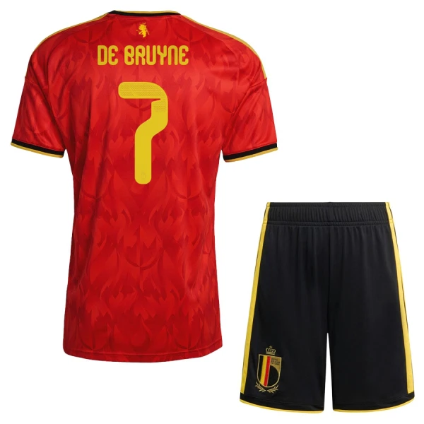 Günstige Belgien De Bruyne 7 Kindertrikot Heim WM 2026 Kurzarm Günstige Belgien De Bruyne 7 Kindertrikot Heim WM 2026 Kurzarm