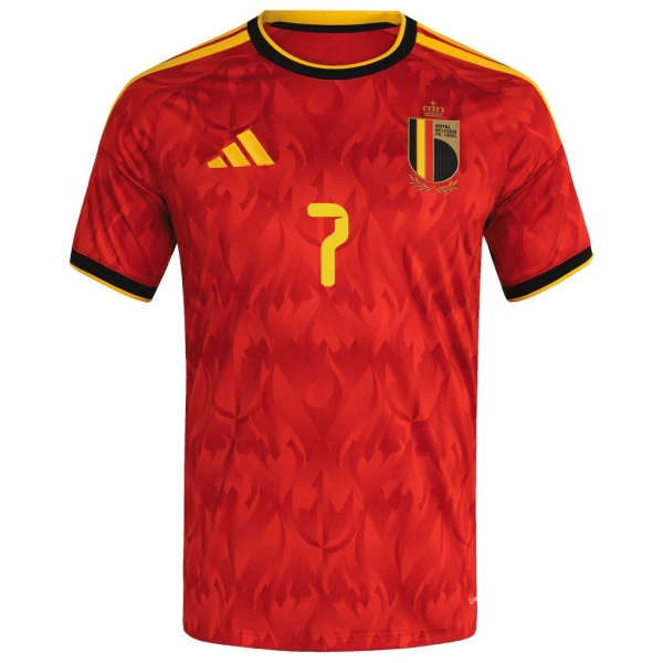 Günstige Belgien De Bruyne 7 Kindertrikot Heim WM 2026 Kurzarm
