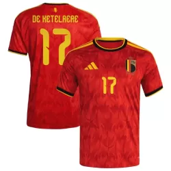 Günstige Belgien De Ketelaere 17 Herrentrikot Heim WM 2026 Kurzarm