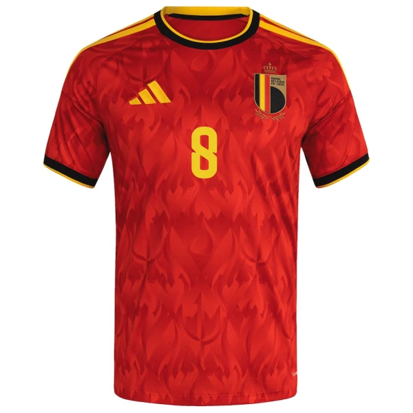 Günstige Belgien Tielemans 8 Herrentrikot Heim WM 2026 Kurzarm