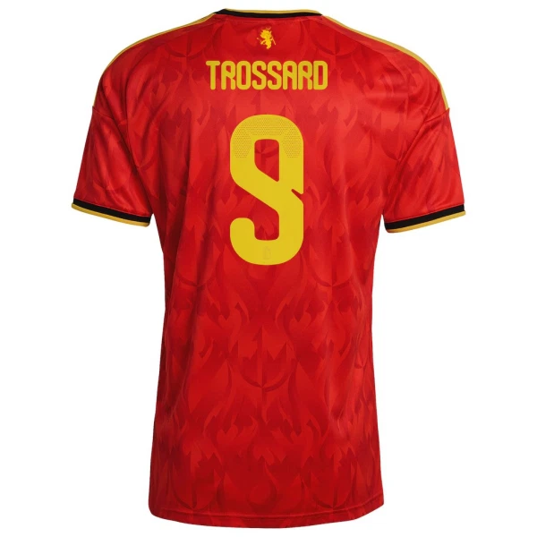 Günstige Belgien Trossard 9 Herrentrikot Heim WM 2026 Kurzarm