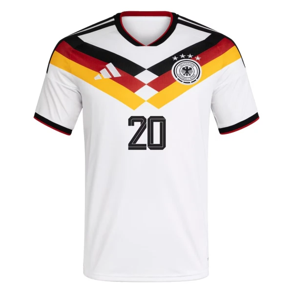 Günstige Deutschland Gnabry 20 Herrentrikot Heim WM 2026 Kurzarm