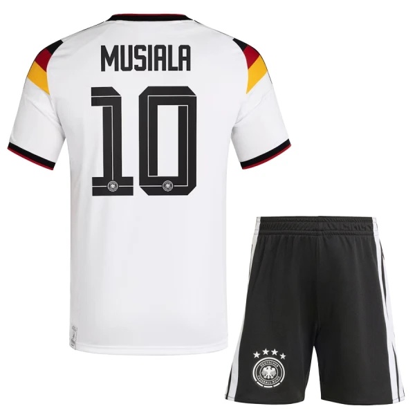 Günstige Deutschland Musiala 10 Kindertrikot Heim WM 2026 Kurzarm Günstige Deutschland Musiala 10 Kindertrikot Heim WM 2026 Kurzarm
