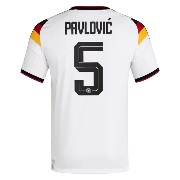 Günstige Deutschland Pavlovic 5 Herrentrikot Heim WM 2026 Kurzarm