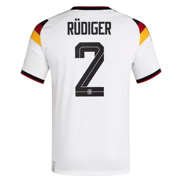 Günstige Deutschland Rudiger 2 Herrentrikot Heim WM 2026 Kurzarm
