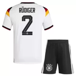 Günstige Deutschland Rudiger 2 Kindertrikot Heim WM 2026 Kurzarm