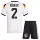 Günstige Deutschland Rudiger 2 Kindertrikot Heim WM 2026 Kurzarm Günstige Deutschland Rudiger 2 Kindertrikot Heim WM 2026 Kurzarm