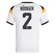 Günstige Deutschland Rudiger 2 Kindertrikot Heim WM 2026 Kurzarm