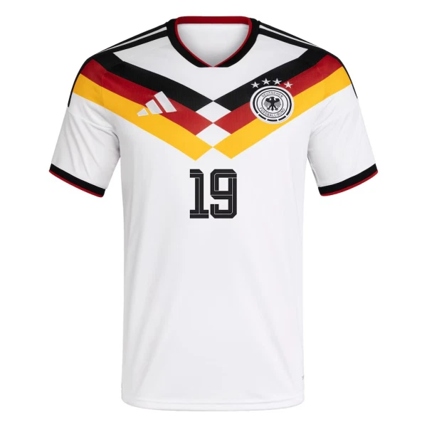 Günstige Deutschland Sane 19 Herrentrikot Heim WM 2026 Kurzarm