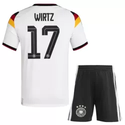 Günstige Deutschland Wirtz 17 Kindertrikot Heim WM 2026 Kurzarm