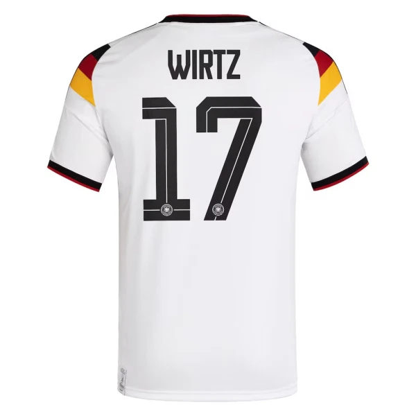 Günstige Deutschland Wirtz 17 Kindertrikot Heim WM 2026 Kurzarm