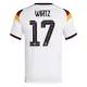 Günstige Deutschland Wirtz 17 Kindertrikot Heim WM 2026 Kurzarm