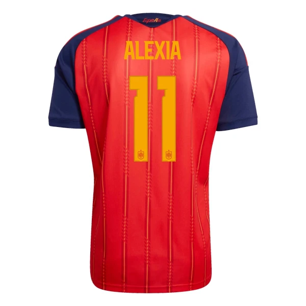 Günstige Spanien Alexia 11 Herrentrikot Heim WM 2026 Kurzarm