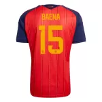 Günstige Spanien Baena 15 Herrentrikot Heim WM 2026 Kurzarm
