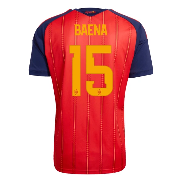 Günstige Spanien Baena 15 Herrentrikot Heim WM 2026 Kurzarm