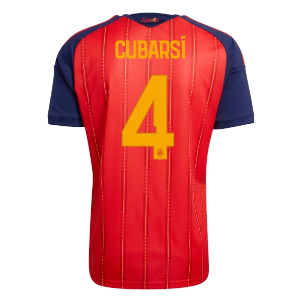 Günstige Spanien Cubarsi 4 Herrentrikot Heim WM 2026 Kurzarm