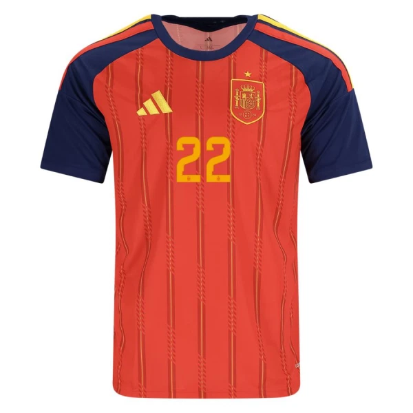 Günstige Spanien Cucurella 22 Herrentrikot Heim WM 2026 Kurzarm