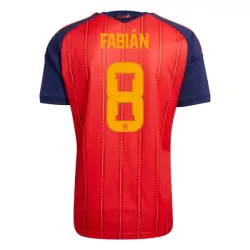 Günstige Spanien Fabian 8 Herrentrikot Heim WM 2026 Kurzarm