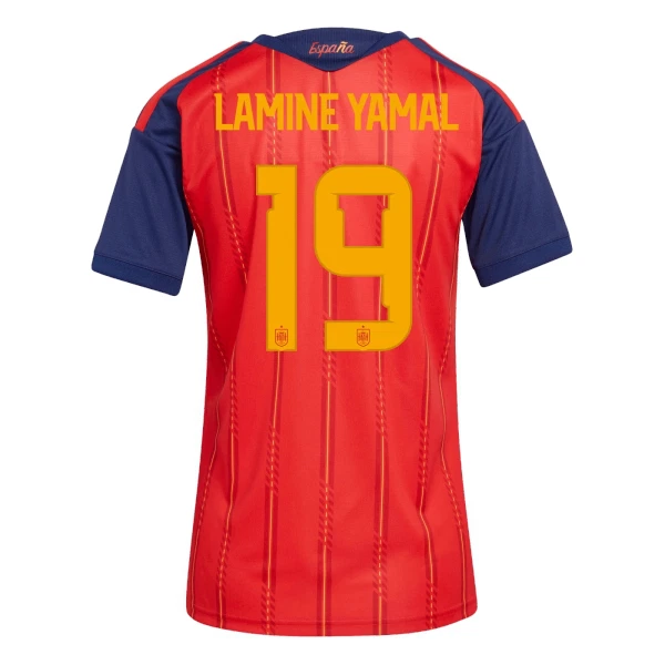 Günstige Spanien Lamine Yamal 19 Damentrikot Heim WM 2026 Kurzarm Günstige Spanien Lamine Yamal 19 Damentrikot Heim WM 2026 Kurzarm