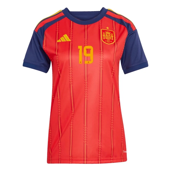 Günstige Spanien Lamine Yamal 19 Damentrikot Heim WM 2026 Kurzarm